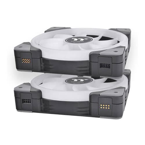 Thermaltake Swafan EX12 RGB 120mm Cabinet Fan with Controller - Black (Triple Pack)